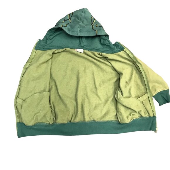 Lego CHIMA Youth Crocodile Green Full Zip Costume Hoodie Jacket Front Pockets - Picture 5 of 9